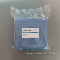 Lingettes en polyester non tissé bleu cellulose 68gsm